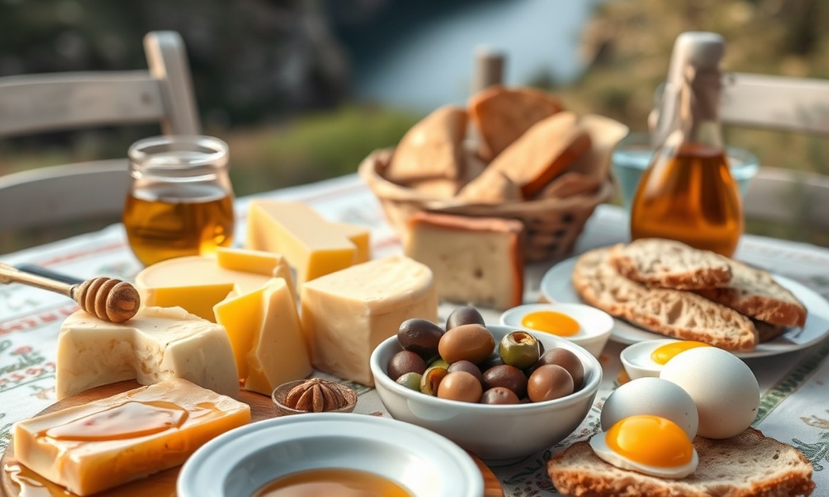 صبحانه معروف وان با پنیر و عسل