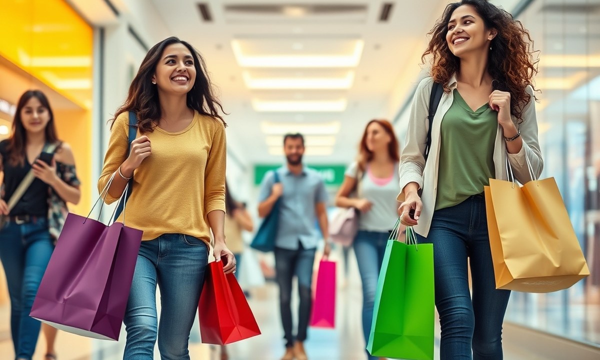 خرید در مرکز خرید در بلک فرایدی ترکیه