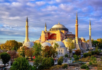 مسجد زیبای ایاصوفیه در استانبول